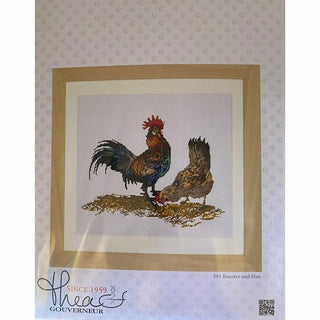 Coq et poule 591 lin Thea Gouverneur