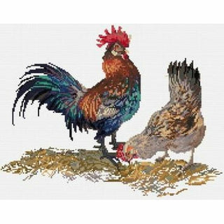 Coq et poule 591 lin Thea Gouverneur