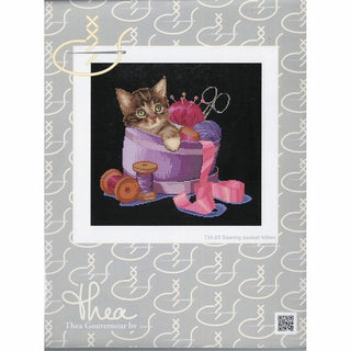 Sewing basket kitten 736-05 Thea Gouverneur