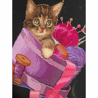 Sewing basket kitten 736-05 Thea Gouverneur