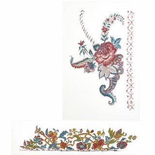 Skirt with flowers 781 lin Thea Gouverneur