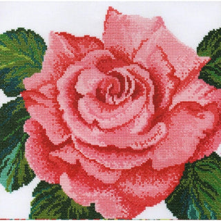 Rose rose XGF6 Bothy Threads Kit point de croix compté