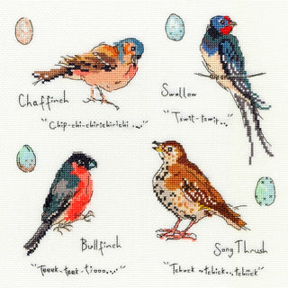 Garden Birds 3 XMF3 Bothy Threads