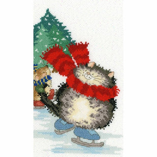 Patinage de souris et chat XMS19 Bothy Threads