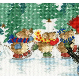 Patinage de souris et chat XMS19 Bothy Threads